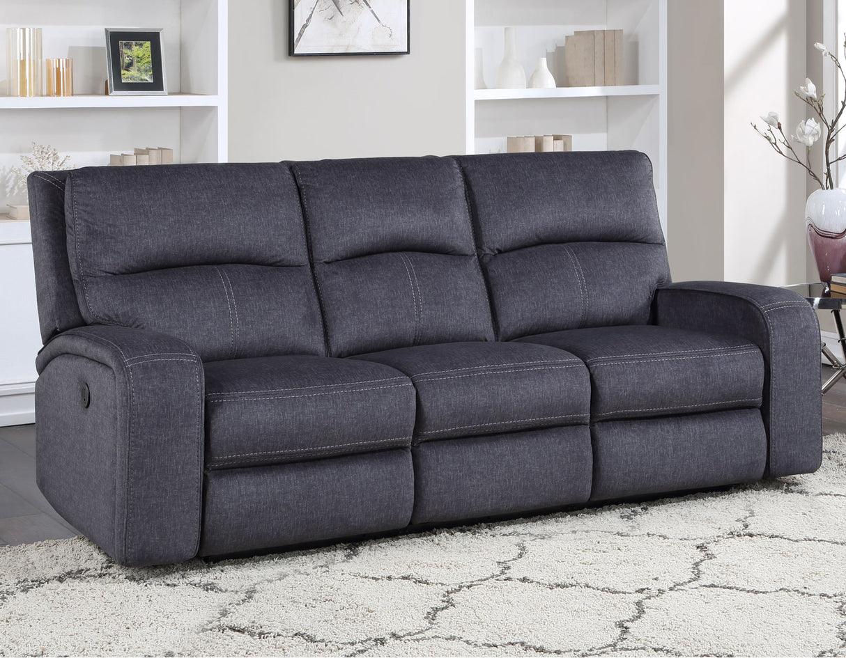 Lovell Charcoal Power Reclining Sofa from Steve Silver - Luna Furniture