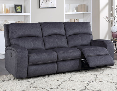 Lovell Charcoal Power Reclining Sofa from Steve Silver - Luna Furniture