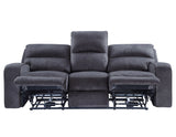 Lovell Charcoal Power Reclining Sofa from Steve Silver - Luna Furniture