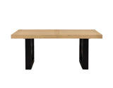 Magnolia Oak/Black 5-Piece 72-108-inch Dining Set from Steve Silver - Luna Furniture