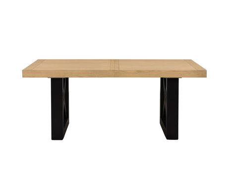 Magnolia Oak/Black 5-Piece 72-108-inch Dining Set from Steve Silver - Luna Furniture