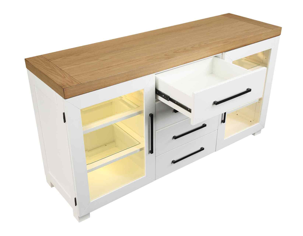 Magnolia Two-Tone Dining Room Set from Steve Silver - Luna Furniture