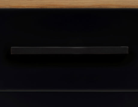Magnolia Oak/Black 5-Piece 72-108-inch Dining Set from Steve Silver - Luna Furniture