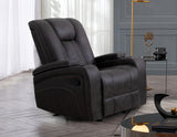 Marlow Charcoal Manual Recliner from Steve Silver - Luna Furniture