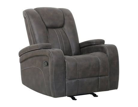 Marlow Charcoal Manual Recliner from Steve Silver - Luna Furniture