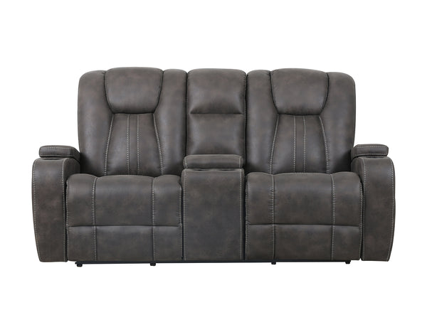Marlow Charcoal Manual Reclining Loveseat