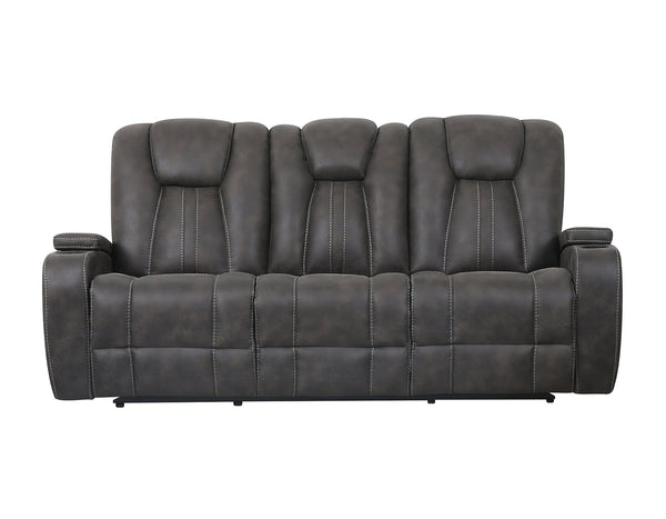Marlow Charcoal Manual Reclining Sofa