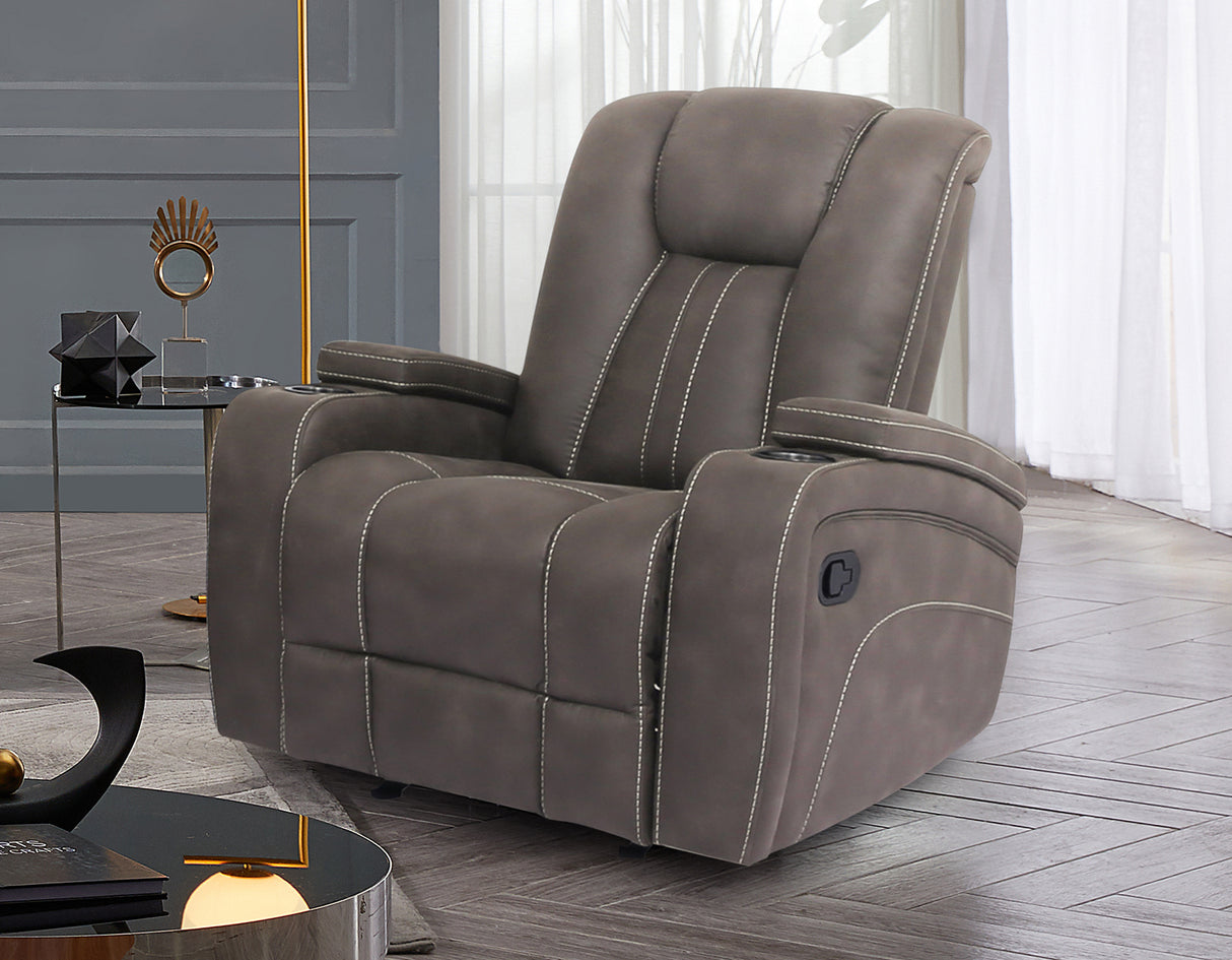 Marlow Sand Manual Recliner from Steve Silver - Luna Furniture