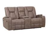 Marlow Sand Manual Reclining Loveseat from Steve Silver - Luna Furniture