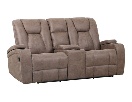 Marlow Sand Manual Reclining Loveseat from Steve Silver - Luna Furniture
