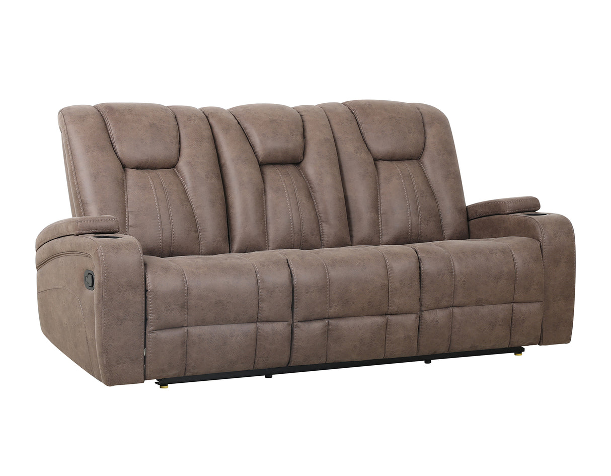 Marlow Sand Manual Reclining Sofa from Steve Silver - Luna Furniture