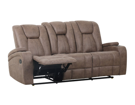 Marlow Sand Manual Reclining Sofa from Steve Silver - Luna Furniture