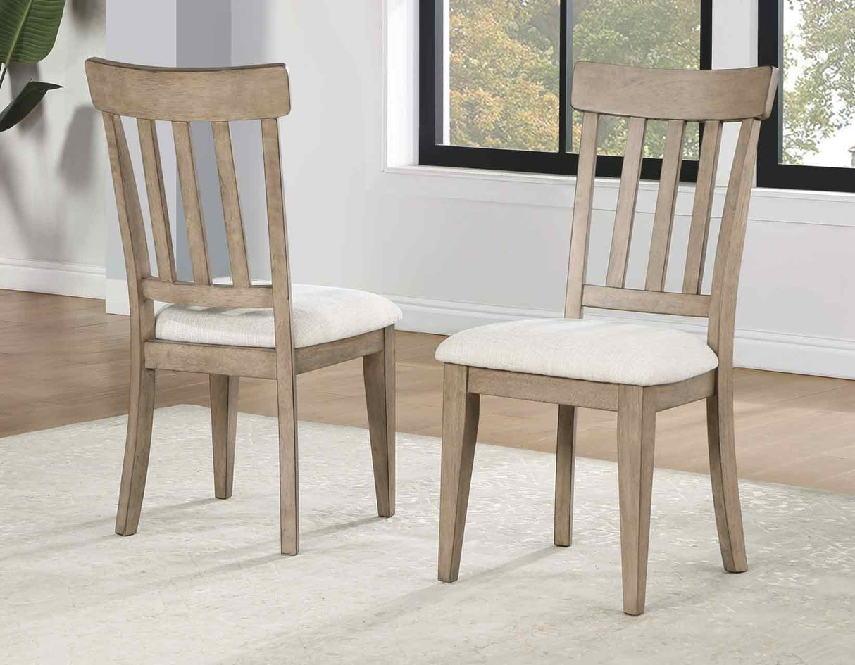 Napa 5-Piece 72-108-inch Dining Set, Sand(Table & 4 Side Chairs) from Steve Silver - Luna Furniture