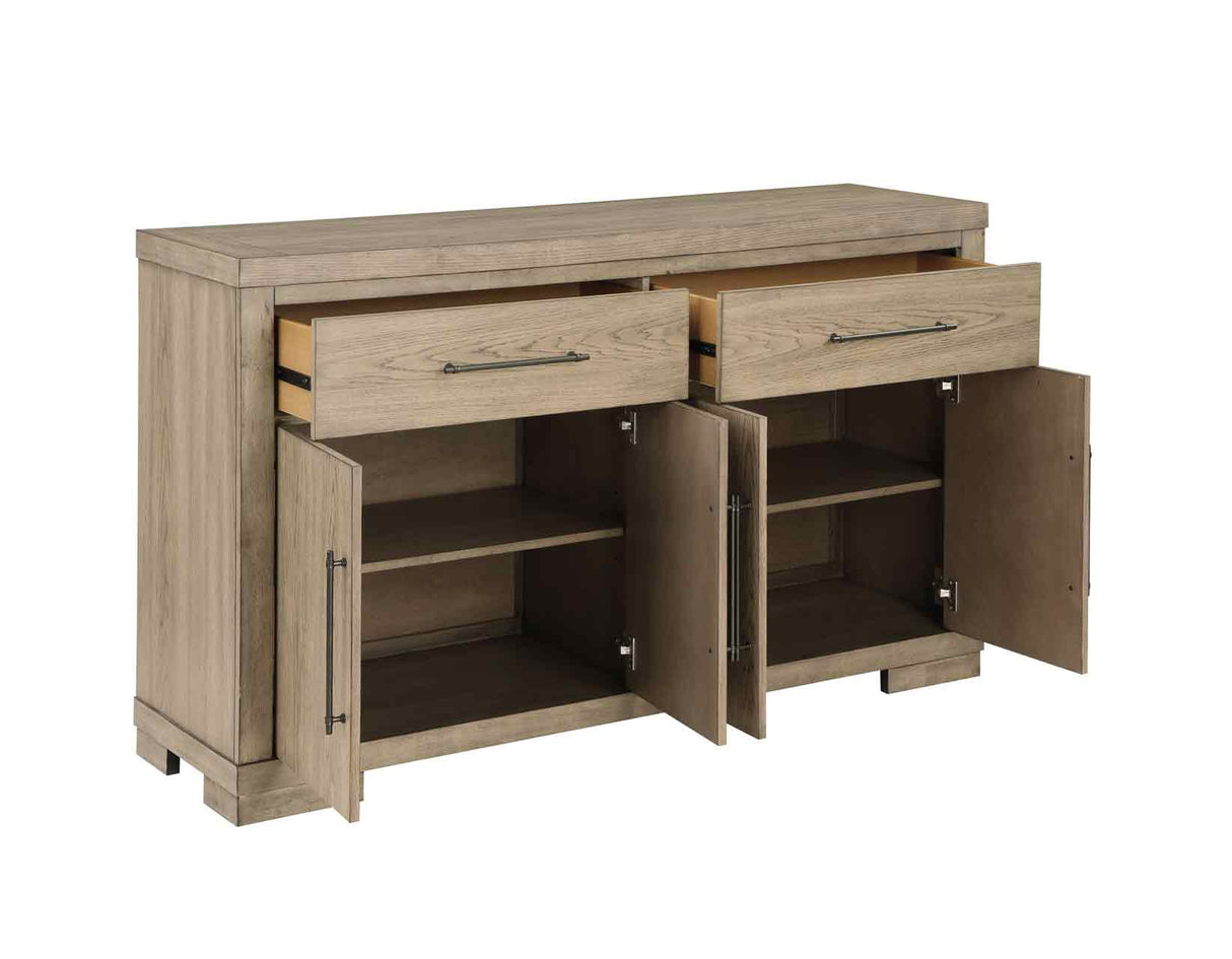 Napa Weathered Sand Dining Room Set from Steve Silver - Luna Furniture