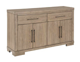 Napa Weathered Sand Dining Room Set from Steve Silver - Luna Furniture