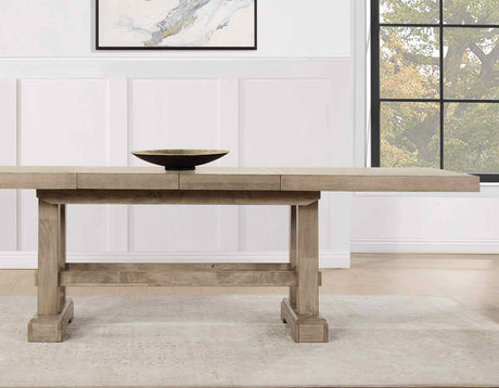 Napa 5-Piece 72-108-inch Dining Set, Sand(Table & 4 Side Chairs) from Steve Silver - Luna Furniture