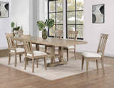 Napa 5-Piece 72-108-inch Dining Set, Sand(Table & 4 Side Chairs) from Steve Silver - Luna Furniture