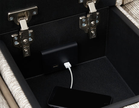 Olsen 6-Piece Dual-Power Zero-Gravity Reclining Sectional, Dove from Steve Silver - Luna Furniture