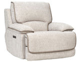 Olsen 3-Piece Dual-Power Reclining Set, Dove – Sofa, Loveseat, Recliner from Steve Silver - Luna Furniture