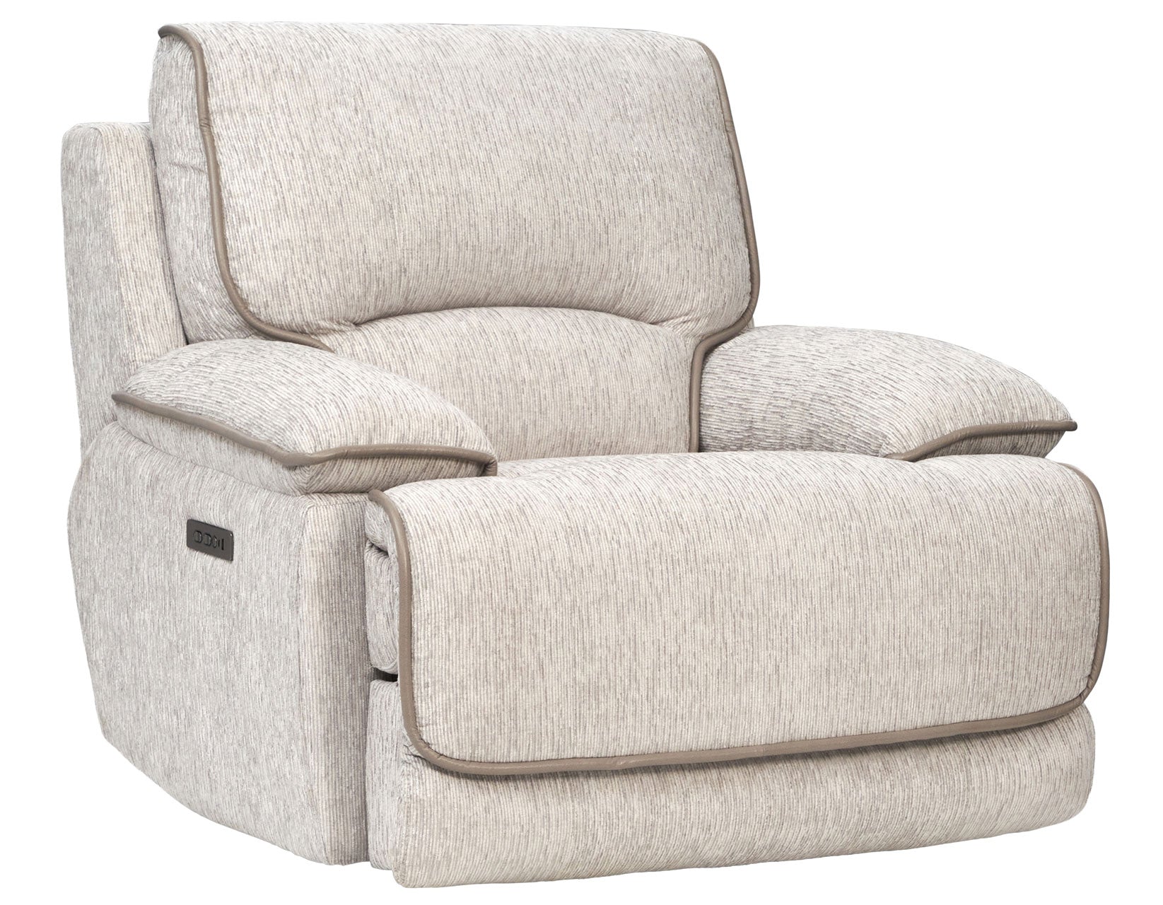 Steve Silver Olsen Dual-Power Zero-Gravity Recliner, Dove – Luna
