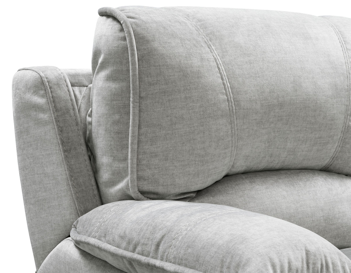 Olsen 6-Piece Dual-Power Zero-Gravity Reclining Sectional, Silver from Steve Silver - Luna Furniture