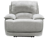 Olsen 3-Piece Dual-Power Reclining Set, Silver – Sofa, Loveseat, Recliner from Steve Silver - Luna Furniture