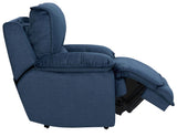 Olsen 3-Piece Dual-Power Reclining Set, Indigo – Sofa, Loveseat, Recliner from Steve Silver - Luna Furniture