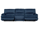Olsen 3-Piece Dual-Power Zero-Gravity Modular Reclining Sofa, Indigo from Steve Silver - Luna Furniture