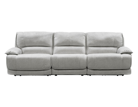 Olsen 3-Piece Dual-Power Zero-Gravity Modular Reclining Sofa, Silver from Steve Silver - Luna Furniture