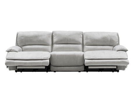 Olsen 3-Piece Dual-Power Zero-Gravity Modular Reclining Sofa, Silver from Steve Silver - Luna Furniture