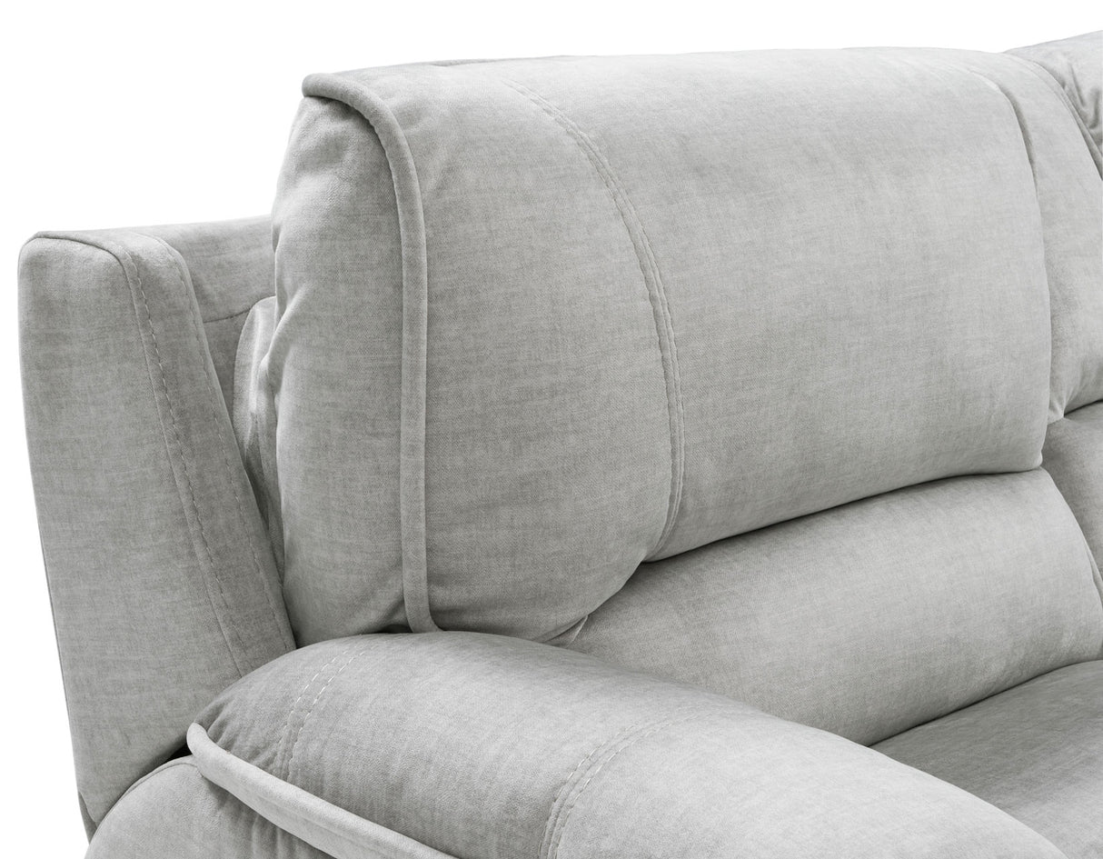 Olsen 6-Piece Dual-Power Zero-Gravity Reclining Sectional, Silver from Steve Silver - Luna Furniture
