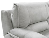 Olsen 3-Piece Dual-Power Reclining Set, Silver – Sofa, Loveseat, Recliner from Steve Silver - Luna Furniture