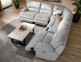 Olsen 6-Piece Dual-Power Zero-Gravity Reclining Sectional, Silver from Steve Silver - Luna Furniture