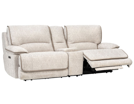 Olsen 3-Piece Dual-Power Reclining Set, Dove – Sofa, Loveseat, Recliner from Steve Silver - Luna Furniture