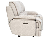 Olsen 3-Piece Dual-Power Zero-Gravity Modular Reclining Console Loveseat, Dove from Steve Silver - Luna Furniture