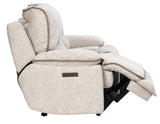 Olsen 3-Piece Dual-Power Zero-Gravity Modular Reclining Console Loveseat, Dove from Steve Silver - Luna Furniture