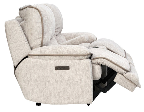 Olsen 3-Piece Dual-Power Reclining Set, Dove – Sofa, Loveseat, Recliner from Steve Silver - Luna Furniture