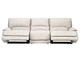 Olsen 3-Piece Dual-Power Zero-Gravity Modular Reclining Sofa, Dove from Steve Silver - Luna Furniture