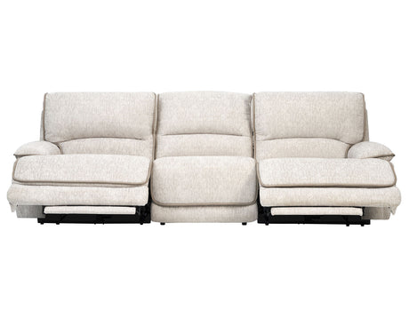 Olsen 3-Piece Dual-Power Reclining Set, Dove – Sofa, Loveseat, Recliner from Steve Silver - Luna Furniture