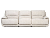 Olsen 3-Piece Dual-Power Reclining Set, Dove – Sofa, Loveseat, Recliner from Steve Silver - Luna Furniture