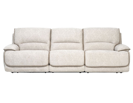 Olsen 3-Piece Dual-Power Reclining Set, Dove – Sofa, Loveseat, Recliner from Steve Silver - Luna Furniture