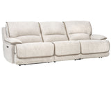 Olsen 3-Piece Dual-Power Zero-Gravity Modular Reclining Sofa, Dove from Steve Silver - Luna Furniture
