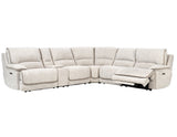 Olsen 6-Piece Dual-Power Zero-Gravity Reclining Sectional, Dove from Steve Silver - Luna Furniture