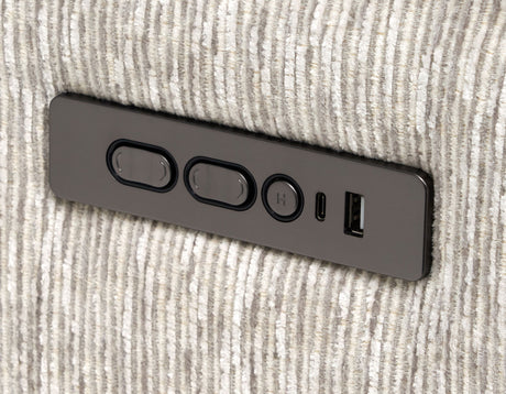 Olsen 6-Piece Dual-Power Zero-Gravity Reclining Sectional, Dove from Steve Silver - Luna Furniture