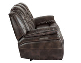 Oportuna Coffee Dual-Power Reclining Sofa w/Drop-Down Table from Steve Silver - Luna Furniture