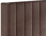 Pearson Queen Bed, Chocolate Velvet $489.00 from Steve Silver - Luna Furniture