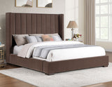 Pearson King Bed, Chocolate Velvet $549.00 from Steve Silver - Luna Furniture