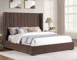 Pearson King Bed, Chocolate Velvet $549.00 from Steve Silver - Luna Furniture
