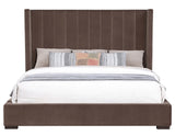 Pearson Queen Bed, Chocolate Velvet $489.00 from Steve Silver - Luna Furniture