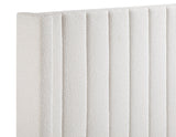 Pearson Queen Bed, Cream Bouclé $489.00 from Steve Silver - Luna Furniture